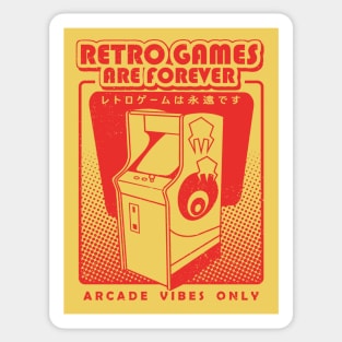 Retro Games Are Forever Sticker